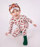 Pyjama d&eacute;guisement renard enfant en coton blanc/multicouleur