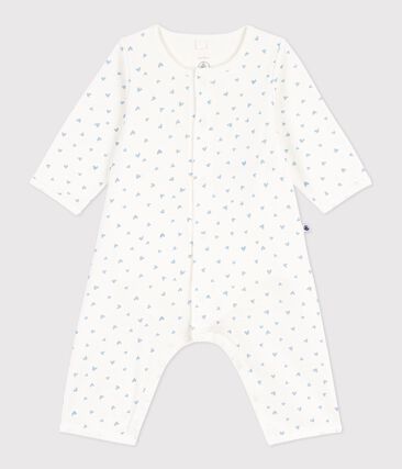 Bodyjama bébé sans pieds en coton imprimé petit cœurs