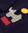 Sweatshirt bébé en coton motif éléphant SOIR