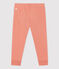 Legging en coton bio bébé rose PAPAYE