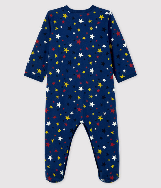 Dors-bien nuit étoilée bébé en molleton bleu MEDIEVAL/blanc MULTICO