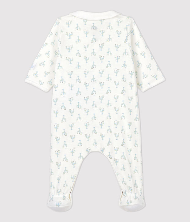 Dors bien b&eacute;b&eacute; gar&ccedil;on en c&ocirc;te blanc/multicouleur