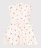 Robe enfant sans manches en coton cœurs blanc AVALANCHE/ MULTICO