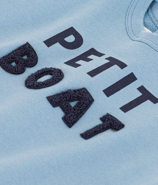 Sweatshirt en molleton bébé bleu AZUL