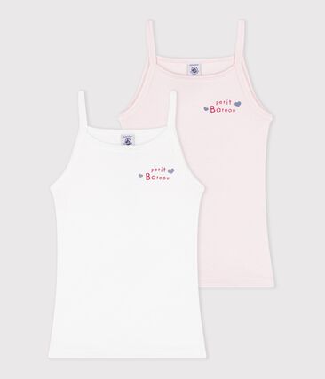 Lot de 2 chemises à bretelles en coton