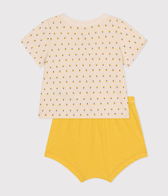 Ensemble 2 pièces en jersey léger bébé blanc AVALANCHE/ MULTICO