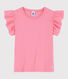 Tee-shirt manches courtes en coton enfant fille