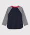 Tee-shirt colorblock bébé garçon bleu SMOKING/blanc MARSHMALLOW