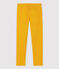 Pantalon slim en serge enfant garçon jaune BOUDOR