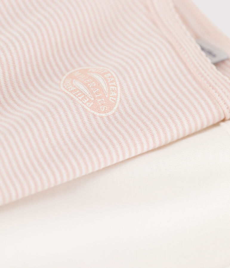 Lot de 2 chemises &agrave; bretelles milleraies petite fille en coton variante 1