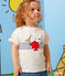 Tee-shirt Monsieur Madame en coton bébé blanc MARSHMALLOW