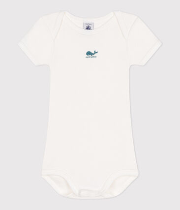 Body manches courtes en coton uni bébé