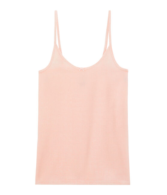 Chemise à bretelles femme blanc MARSHMALLOW/rose ROSAKO