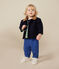 Veste en drap de laine bébé bleu SMOKING