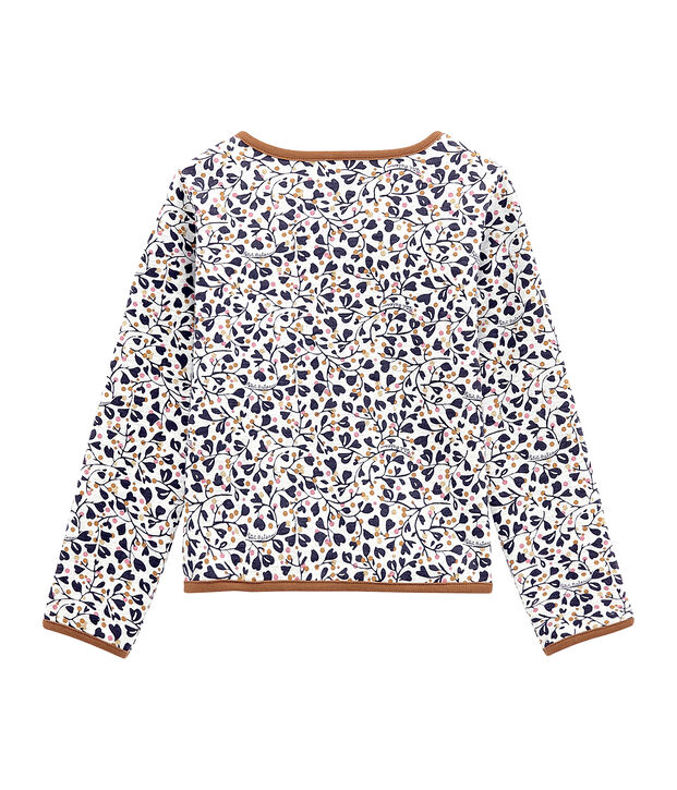 Cardigan enfant fille gris/multicouleur