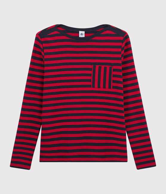 T-shirt rayé Femme bleu SMOKING/rouge TERKUIT