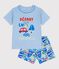 Pyjama short enfant en coton imprim&eacute; voitures FLO/ MULTICO