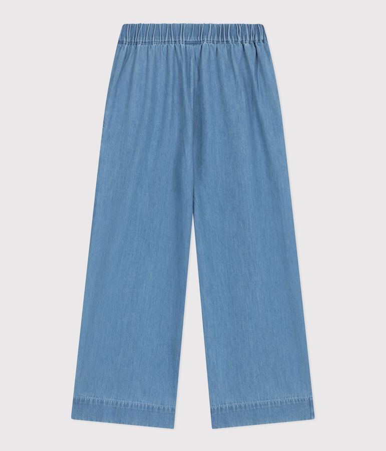 Pantalon enfant en denim bleu DENIM CLAIR