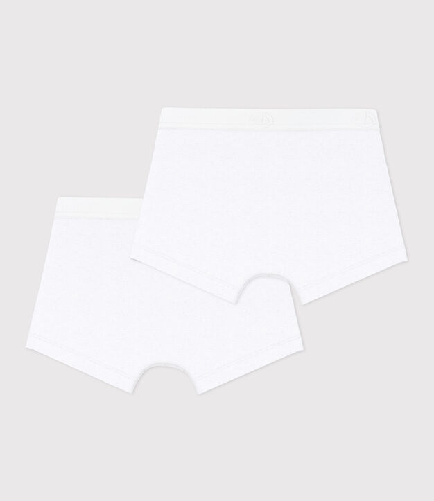Lot de boxers enfant en coton uni multicouleur