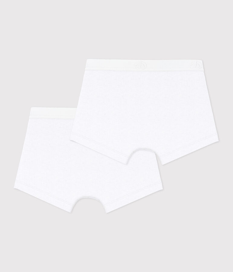 Lot de 2 boxers blancs petit gar&ccedil;on variante 1