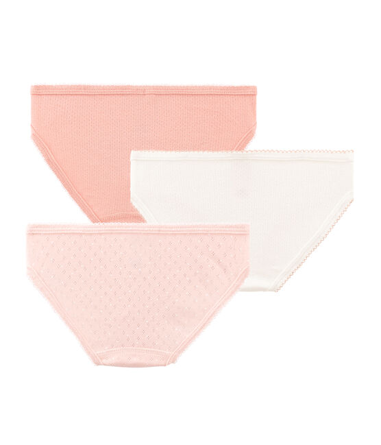 Trio de culottes petite fille variante 1