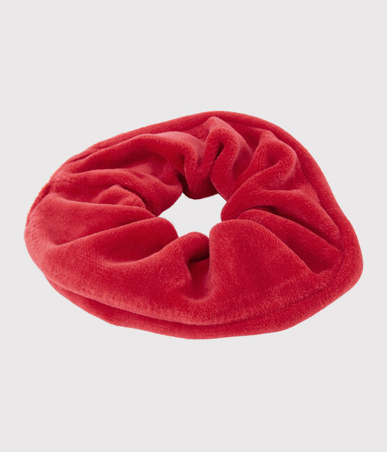 Chouchou élastiqué enfant fille rouge TERKUIT