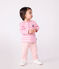 Marinière bébé en coton rose BOUDOIR/ MILK