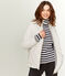 Blouson tubique femme gris BELUGA CHINE