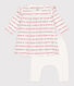 Robe legging jacquard bébé en coton