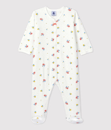 PETIT BATEAU - Dors-bien bébé fleuri en coton biologique