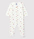 Dors-bien bébé fleuri en coton biologique