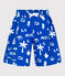 Short de bain enfant imprimé bleu PORCELANA/ MARSHMALLOW