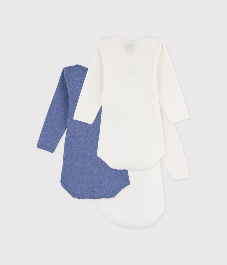 Lot de 3 bodies manches longues b&eacute;b&eacute; multicouleur