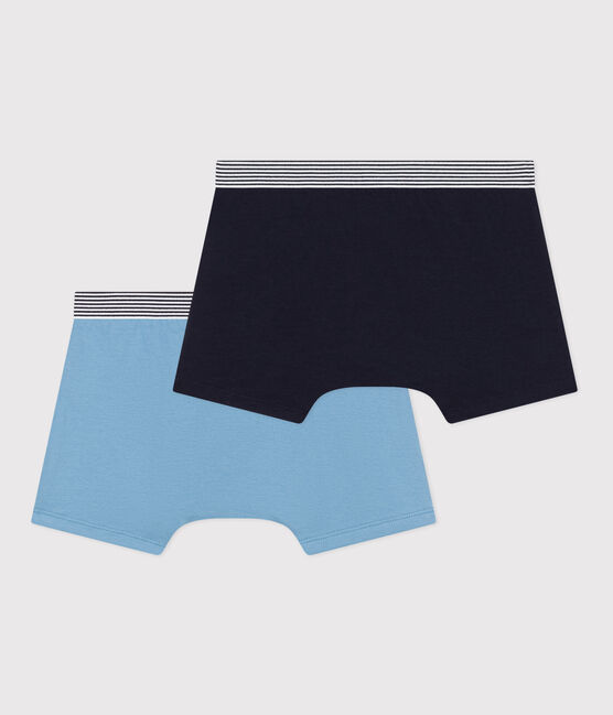Lot de 2 boxers en coton et élasthanne garçon variante 1