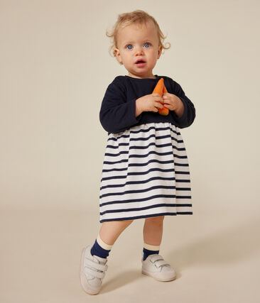 Robe manches longues en tubique bébé