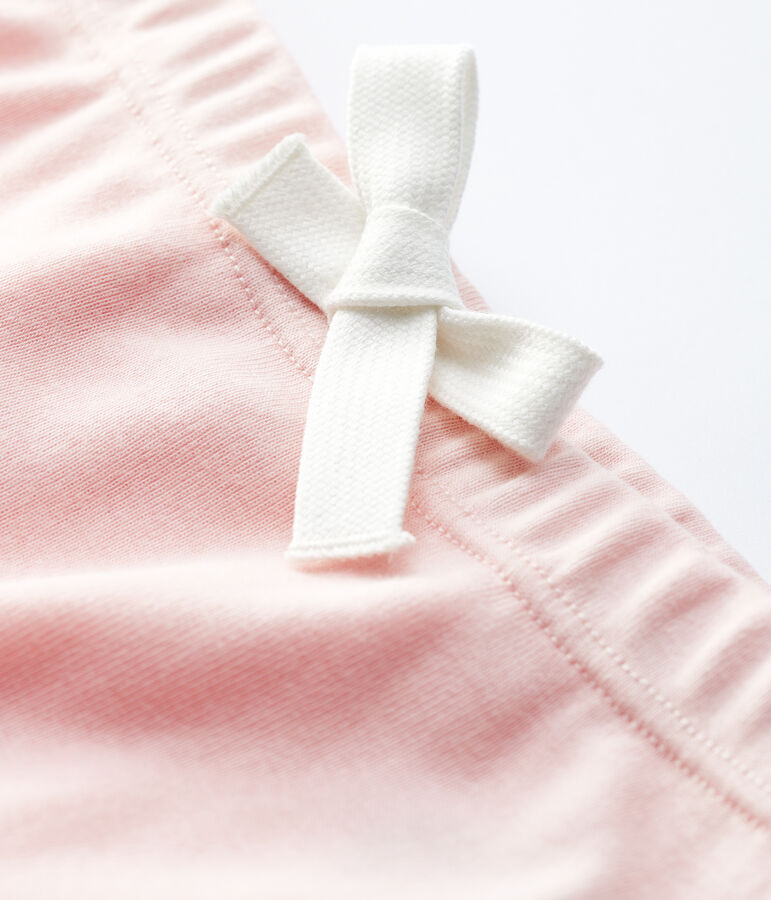 Short en coton b&eacute;b&eacute; rose MINOIS