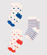 Lot de 3 paires de chaussettes bébé