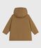Parka enfant mi-longue unie marron ROCHE