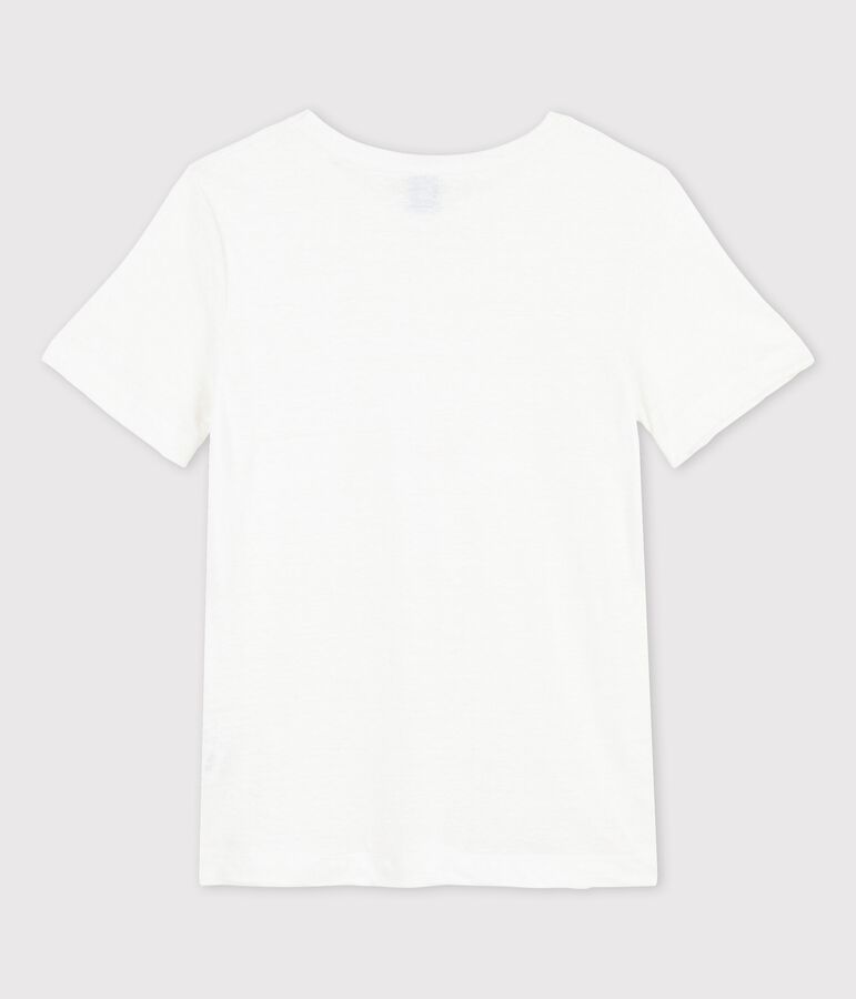 Tee-shirt L'ICONIQUE en lin Femme blanc