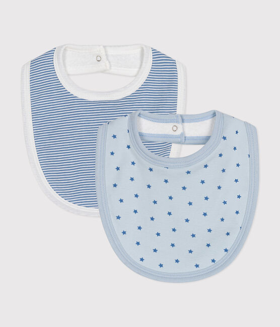 Lots de deux bavoirs bébé en coton variante 1