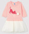 Robe manches longues bébé fille rose MINOIS