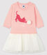 Robe manches longues bébé fille