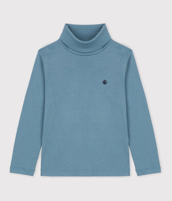 Sous-pull en coton enfant fille / garçon bleu ROVER