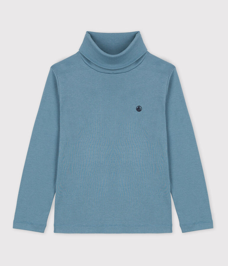 Sous-pull en coton enfant fille / gar&ccedil;on bleu ROVER