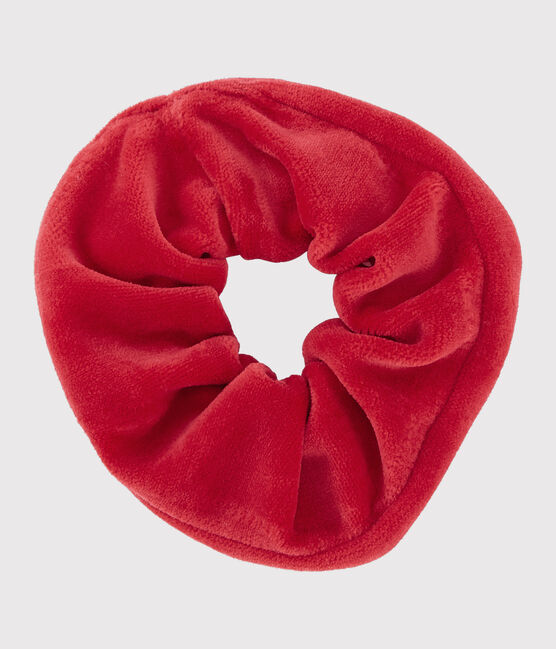 Chouchou élastiqué enfant fille rouge TERKUIT