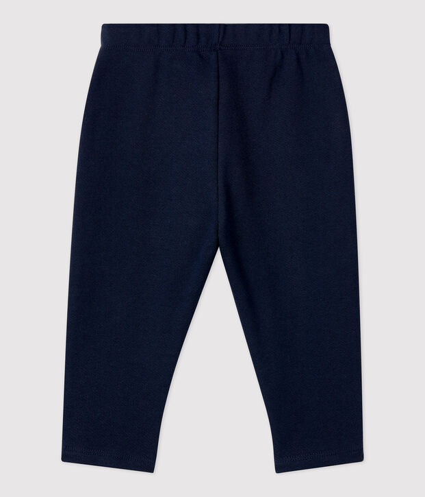 Pantalon en molleton b&eacute;b&eacute; bleu marine