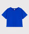 Tee-shirt LE BOXY en coton Femme bleu PERSE