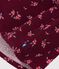 Robe enfant en velours manches longues &agrave; fleurs rouge/multicouleur