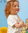 Tee-shirt Monsieur Madame en coton bébé blanc MARSHMALLOW