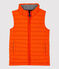 Blouson en tubique matelassé enfant fille / garçon orange CAROTTE